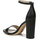 Sandales Sam Edelman noires en cuir en cuir à bouts ouverts à boucles Pointure 42,5 avec un talon de plus de 9cm look fashion pour femme 