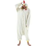 SAMGU Unisexe Adulte Pyjama Animaux Cosplay Halloween Carnaval Costume Party Vêtements de Nuit Coq S