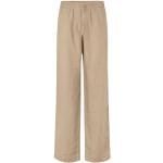 Pantalons en lin Samsøe & Samsøe beiges en latex Taille XS look fashion pour femme 