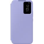 Housses Samsung violettes à rayures Samsung Avec fenêtre type à clapet 