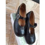 Chaussures casual San Marina noires en cuir Pointure 38 avec un talon jusqu'à 3cm look casual pour femme 