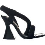Sandales à talons de créateur Versace à bouts carrés Pointure 40 look fashion pour femme 