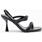 Sandales à talons Exé noires à strass Pointure 38 pour femme en promo 
