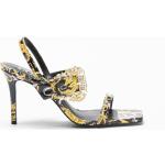 Sandales à talons Versace Jeans dorées Pointure 36 classiques pour femme en promo 