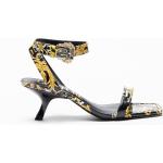 Sandales à talons Versace Jeans dorées Pointure 36 pour femme 