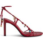 Sandales à talons Zadig & Voltaire rouges en cuir lisse Pointure 40 pour femme 