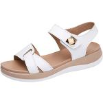 Ballerines à bout ouvert blanches Pointure 38 look casual pour femme 