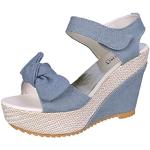 Sandales à talons bleues Pointure 39 look fashion pour femme 