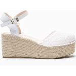 Sandales compensées blanches Pointure 39 pour femme en promo 