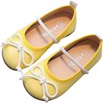 Sandales pour baptême jaunes en cuir Pointure 36 look fashion pour femme 