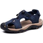 Sandales bleues en cuir Pointure 41 look sportif pour homme 
