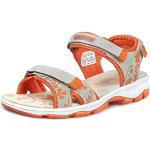 Sandales de marche orange en caoutchouc à bouts ouverts Pointure 38 look sportif pour femme 