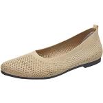 Sandales beiges en cuir respirantes pour pieds larges Pointure 38,5 look fashion pour femme 
