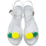 Sandales à talons blanc crème à strass pour pieds larges à lacets Pointure 38 look sportif pour femme 