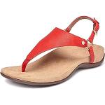 Sandales à talons rouges à paillettes à scratchs Pointure 40 avec un talon entre 5 et 7cm plus size look casual pour femme 