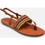 Sandales plates multicolores en cuir synthétique Pointure 37 pour femme 