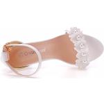 Sandales de mariage à perles Pointure 40 plus size look sexy pour femme 