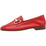 Chaussures casual rouges en cuir Pointure 41 avec un talon jusqu'à 3cm look casual pour femme 