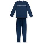 Sanetta 245397 Pyjama Long, Bleu Jeans foncé, 16 Ans Garçon