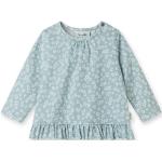 T-shirts à manches longues Sanetta gris à fleurs en coton look fashion pour fille de la boutique en ligne Idealo.fr 