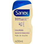 Sanex - BiomeProtect Atopicare Oil Calming - Huile de douche - Peaux réactives à tendance Atopique - 400 ml