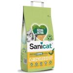 Sanicat - Litière agglomérante à base de maïs recyclé, Forte capacité d’absorption et contrôle des odeurs, Produit organique et biodégradable, Format : 6 L