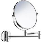 Miroirs muraux Saniclass gris grossissants diamètre 17 cm 