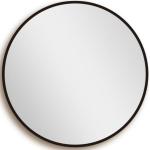 Miroirs muraux noirs diamètre 60 cm 