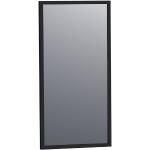 Miroirs de salle de bain gris en aluminium avec cadre modernes 