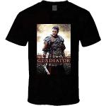 SANSHU Men T-Shirt Gladiator Movie T Shirt Tshirt T Shirt Black 3XL