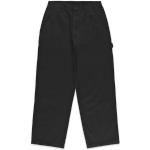 Pantalons droits Santa Cruz noirs en coton Taille S pour femme en promo 