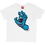 SANTA CRUZ Youth T-Shirt Youth Screaming Hand T-Shirt 10/12 ANS White