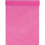 Chemins de table rose fushia en polyester en promo 