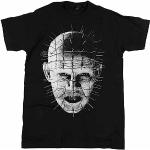 SANTIN Hellraiser Movie Pinhead Close Men's T-Shirt Brand Print T Shirt Black L