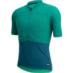 Maillots de cyclisme Santini turquoise en jersey Taille M pour homme 