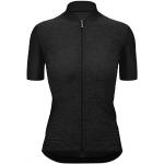 Maillots de cyclisme Santini noirs en polyester Taille XS pour femme 