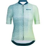 Maillots de cyclisme Santini multicolores en polyester Taille XL pour femme 