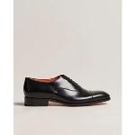 Chaussures oxford Santoni noires look casual pour homme 