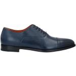 Chaussures Santoni bleu nuit en cuir à lacets Pointure 46,5 pour homme 