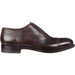 Chaussures oxford Santoni marron en cuir de veau Pointure 41 look business 