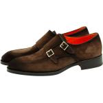 Chaussures casual Santoni marron en cuir Pointure 41 look business pour homme 