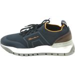 Chaussures de running Santoni bleues en tissu à lacets Pointure 44,5 look casual pour homme 