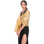Étoles dorées en polyester look fashion pour femme 