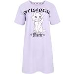 Chemises de nuit lilas à manches courtes Les Aristochats Marie Taille XS look fashion pour femme 