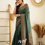 Robes en soie de mariage vertes imprimé Indien Taille S look fashion pour femme 