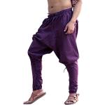 Churidars violets en coton Tailles uniques look fashion pour homme 
