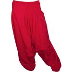 Pantalons rouges en coton look fashion 
