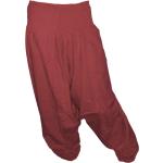 Pantalons rouges en coton look fashion 