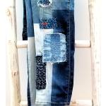 Jeans boyfriend éco-responsable Taille XL look vintage pour femme 