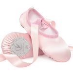 Chaussures de danse roses respirantes Pointure 35 classiques pour femme 